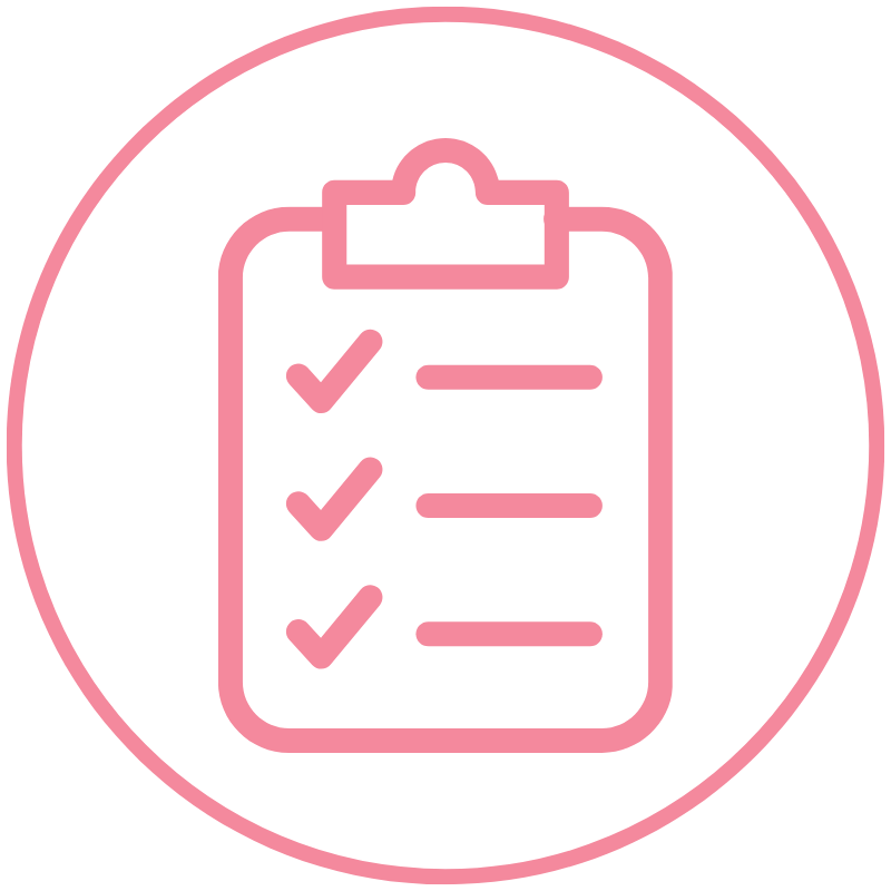 Business assessment checklist icon